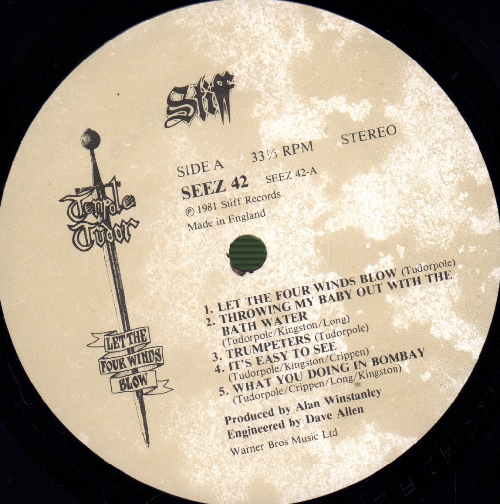 Tenpole Tudor - Let The Four Winds Blow - Lp