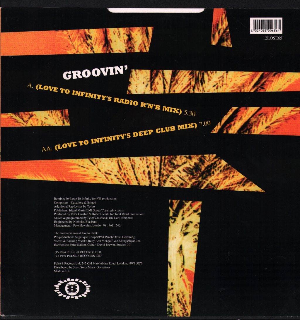 Tyson (House) - Groovin' - 12 Inch