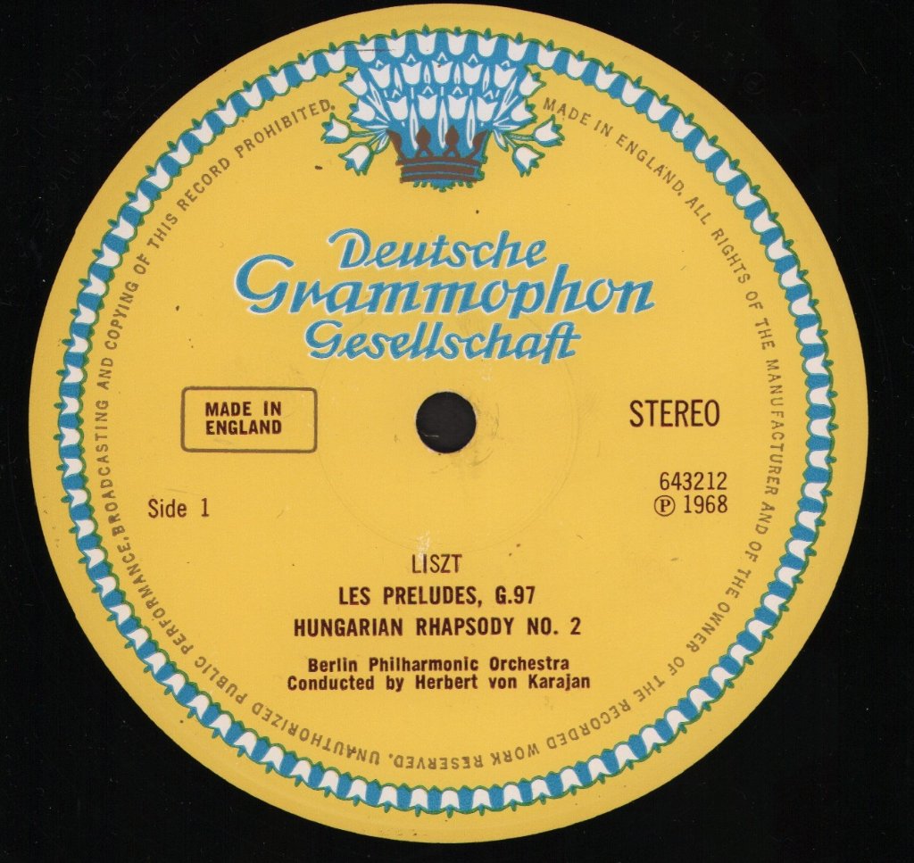 Herbert Von Karajan And Berlin Philharmonic - A Karajan Festival - Lp