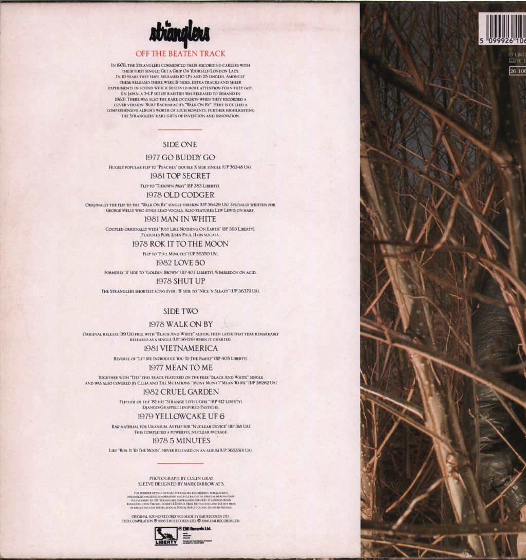 Stranglers - Off The Beaten Track - Lp