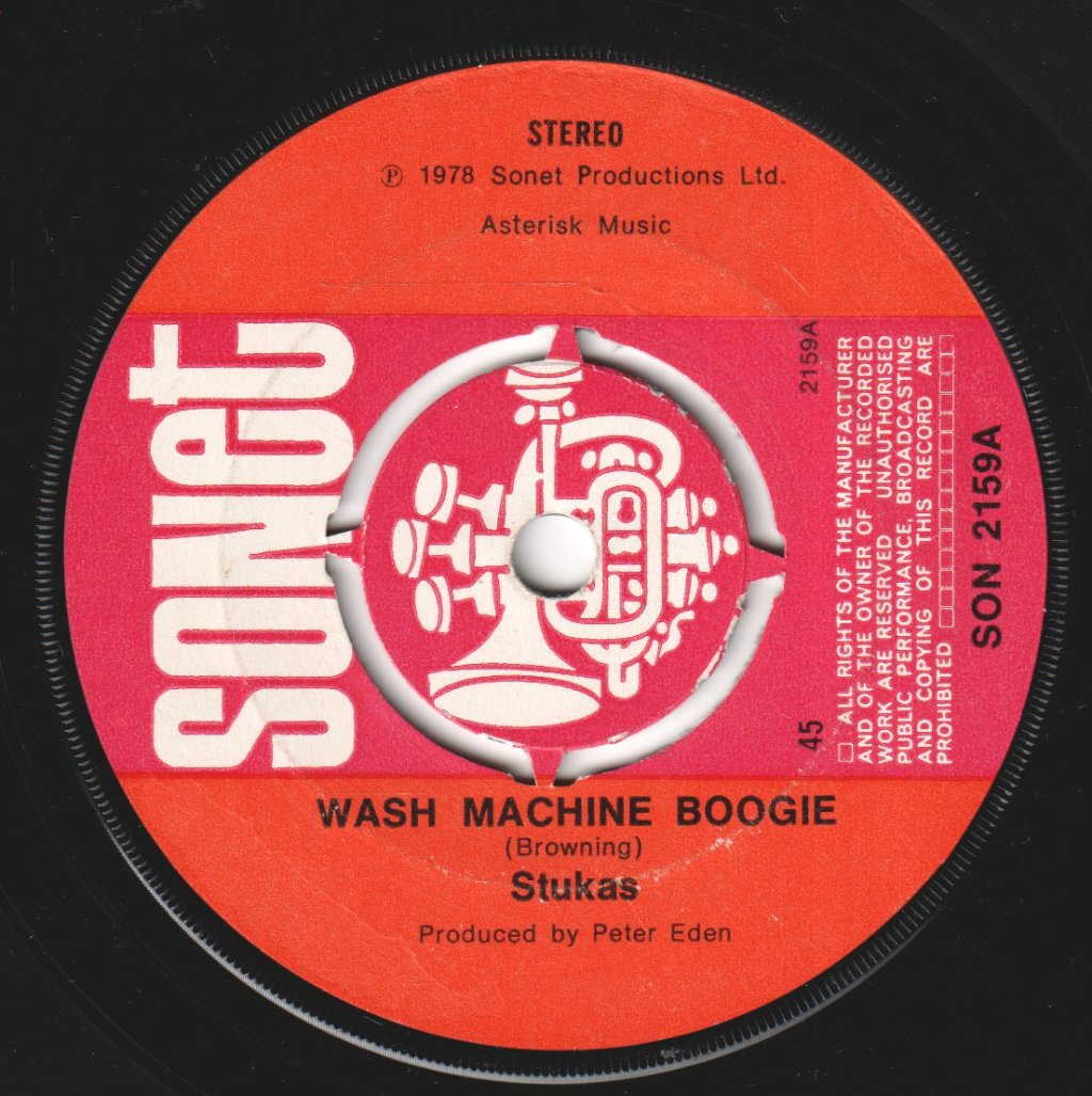 Stukas - Wash Machine Boogie - 7 Inch