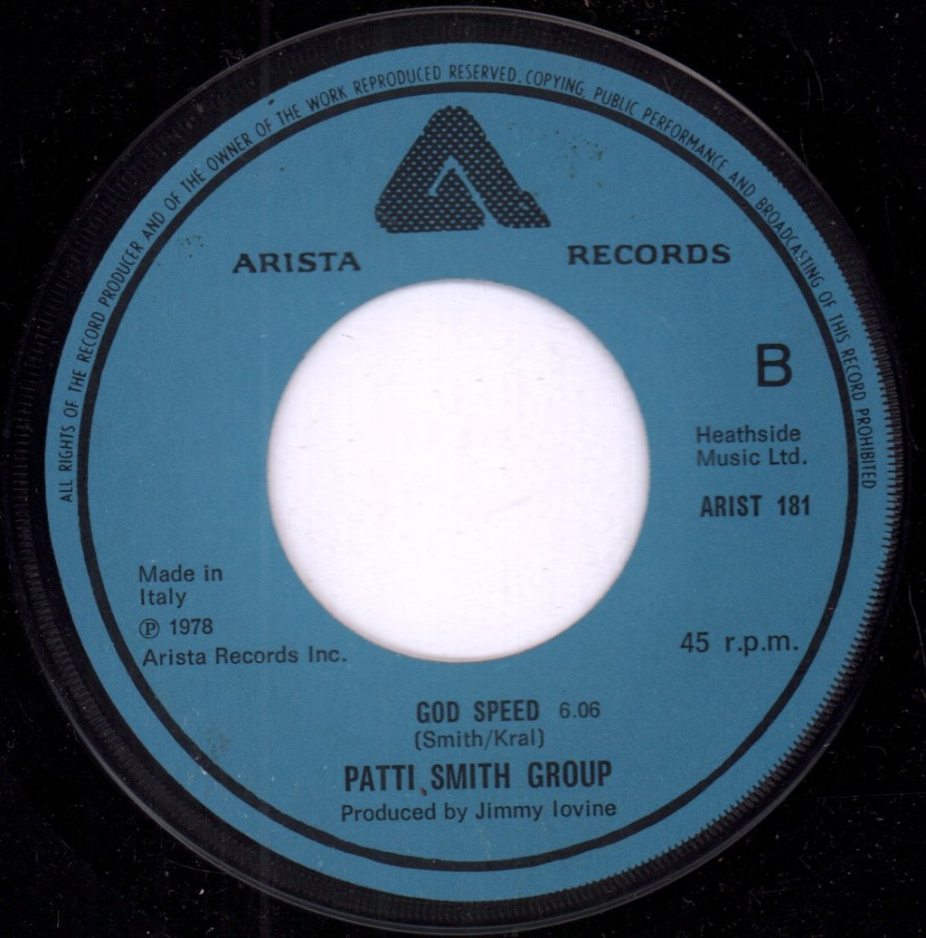 Patti Smith Group - Because The Night - 7 Inch