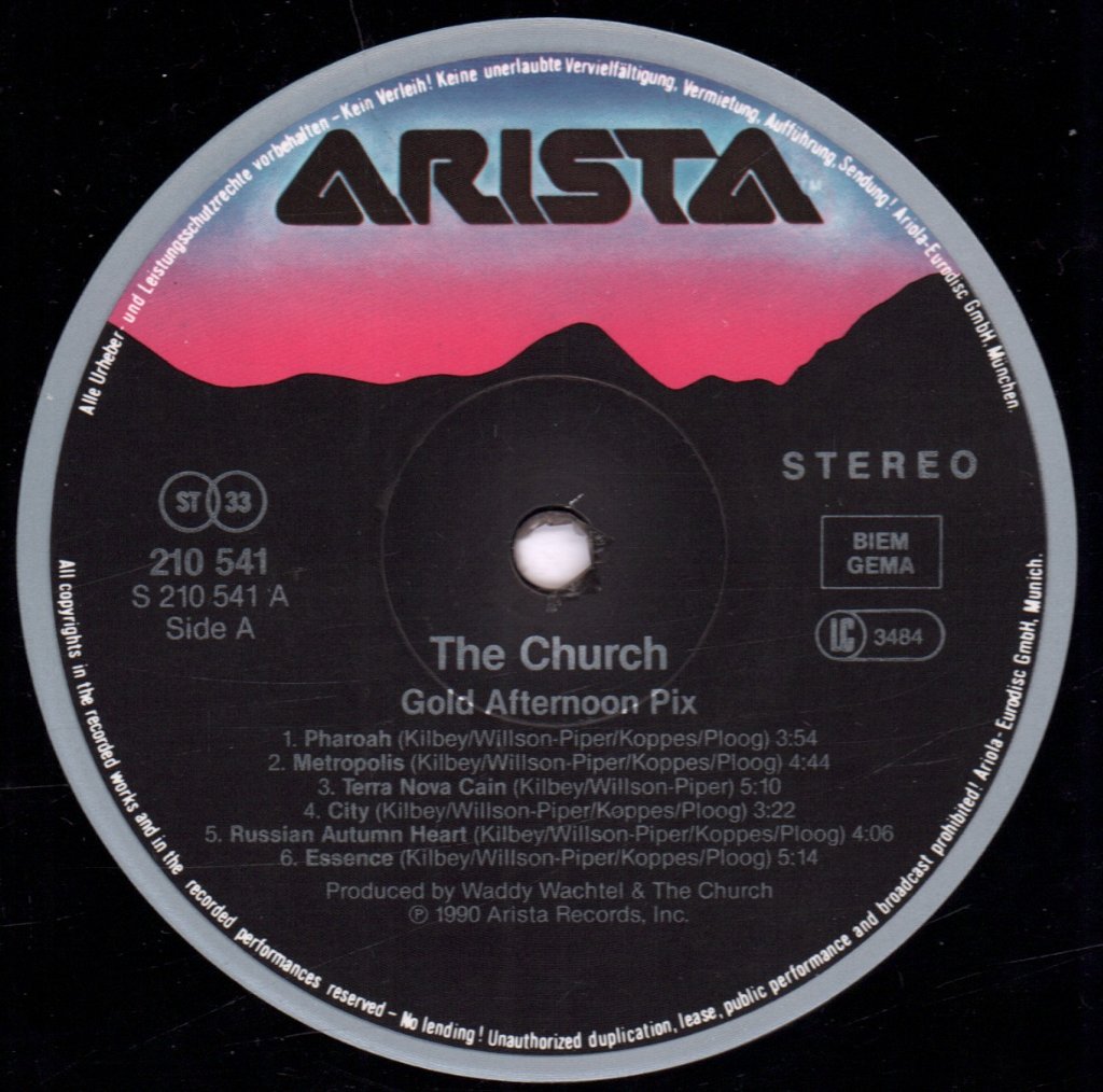 Church - Gold Afternoon Fix - Lp
