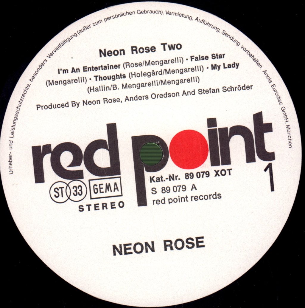 Neon Rose - Two - Lp