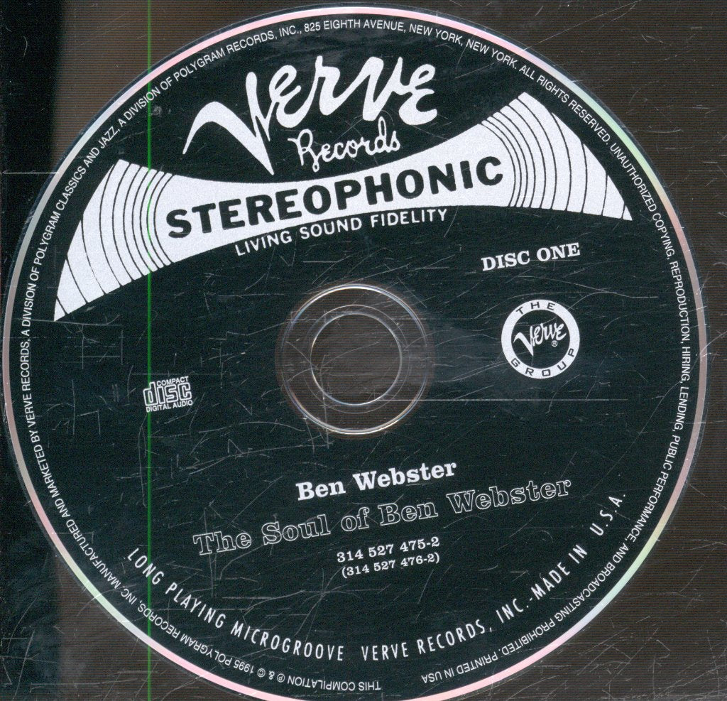 Ben Webster - Soul Of Ben Webster - Double Cd