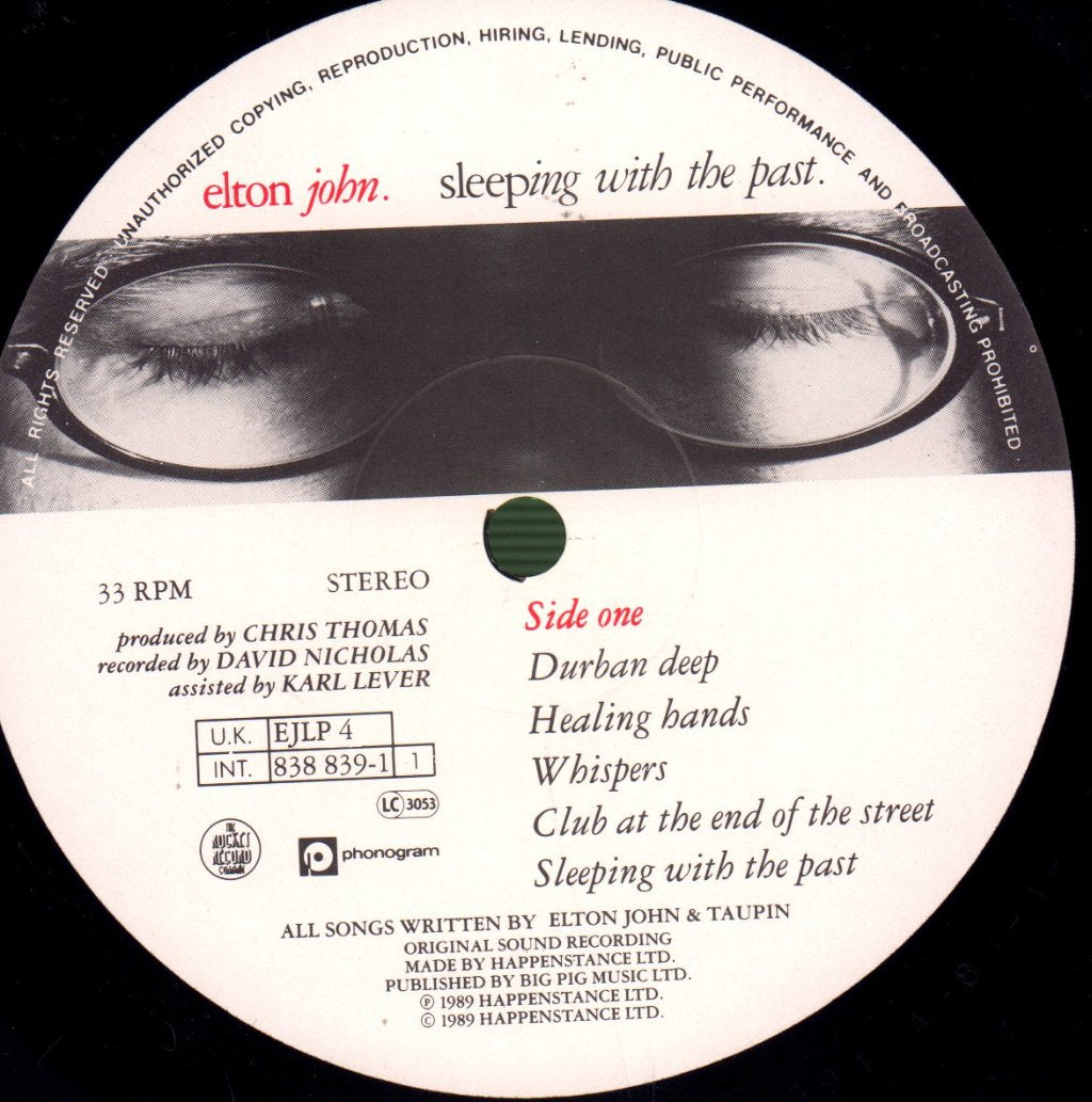 Elton John - Sleeping With The Past - Lp