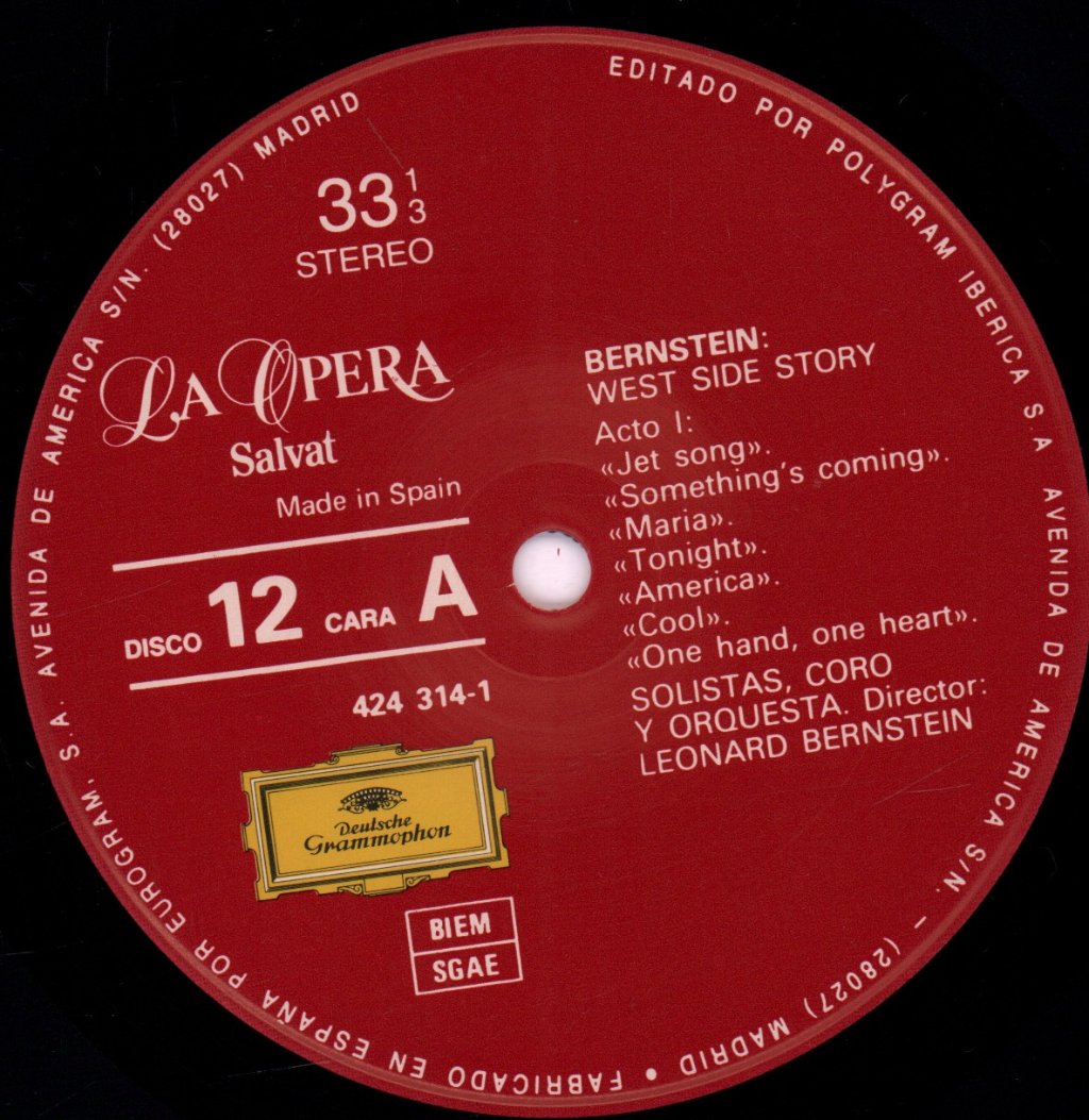 Leonard Bernstein - West Side Story - Lp