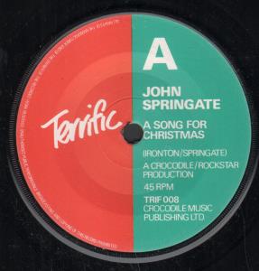 John Springate - A Song For Christmas - 7 Inch