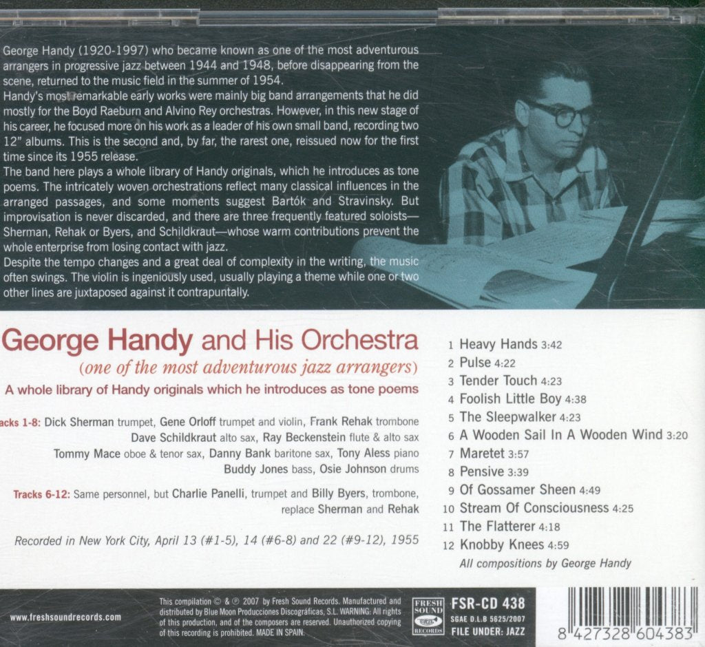 George Handy And His Orchestra - Pensive - Cd