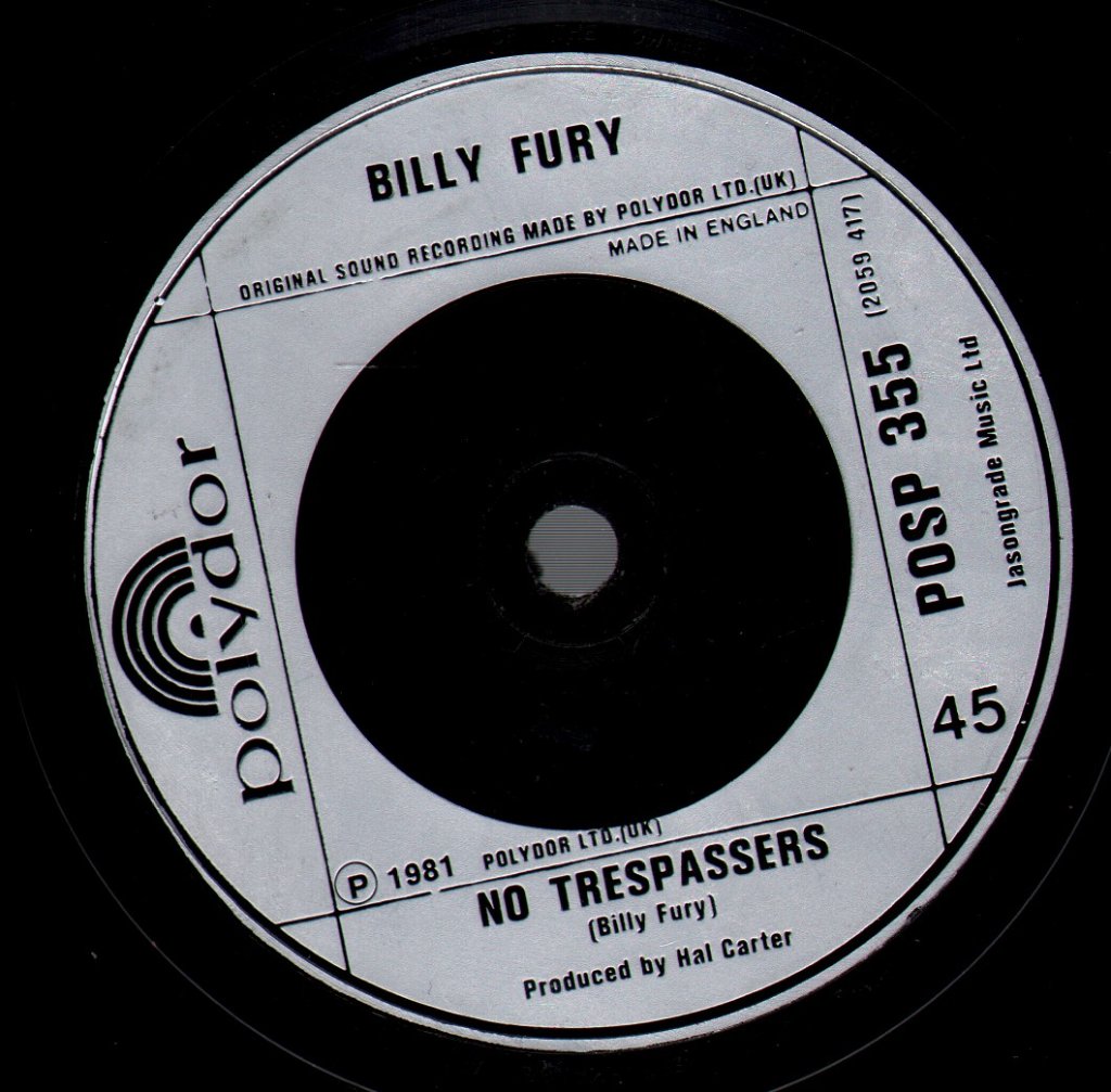Billy Fury - Be Mine Tonight - 7 Inch