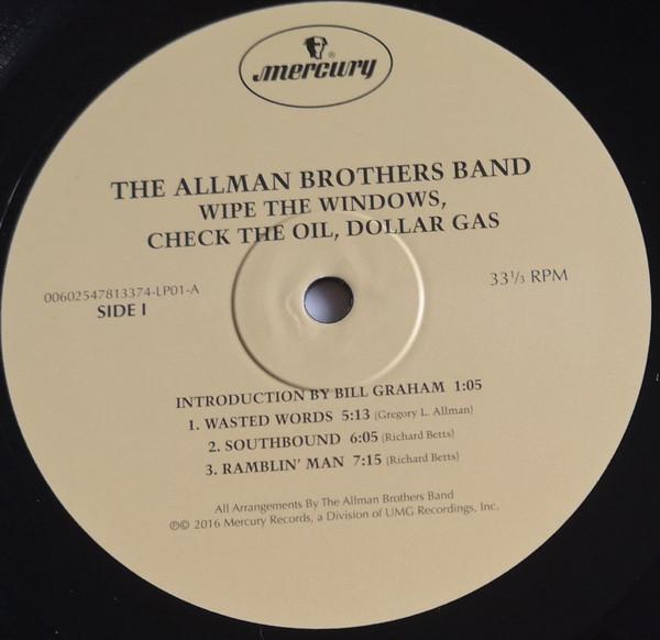 Allman Brothers Band - Wipe The Windows, Check The Oil, Dollar Gas - Double Lp