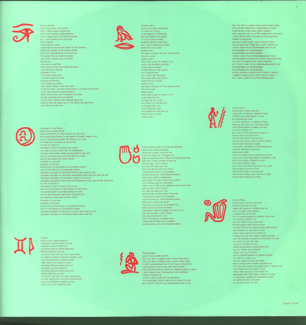 Alan Parsons Project - Eye In The Sky - Lp