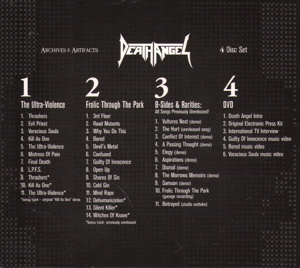 Death Angel - Archives & Artifacts - Cd Set