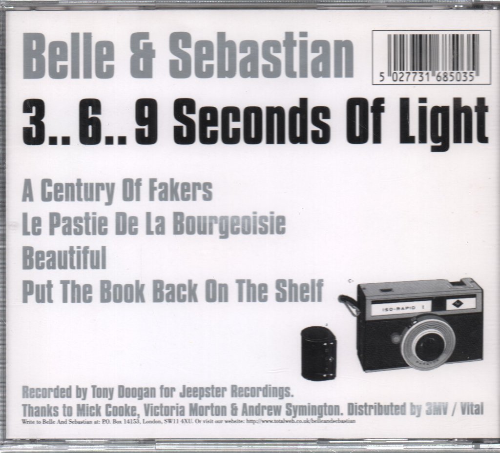 Belle And Sebastian - 3..6..9 Seconds Of Light - Cd