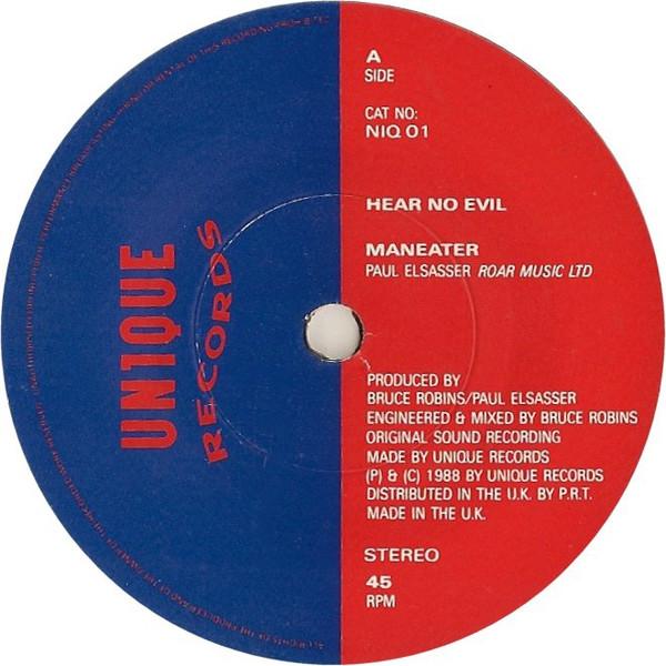 Hear No Evil - Maneater - 7 Inch