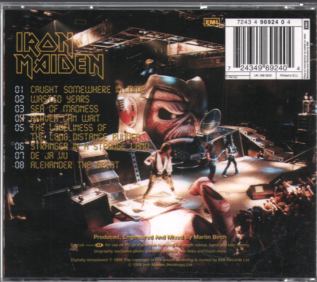 Iron Maiden - Somewhere In Time - Cd