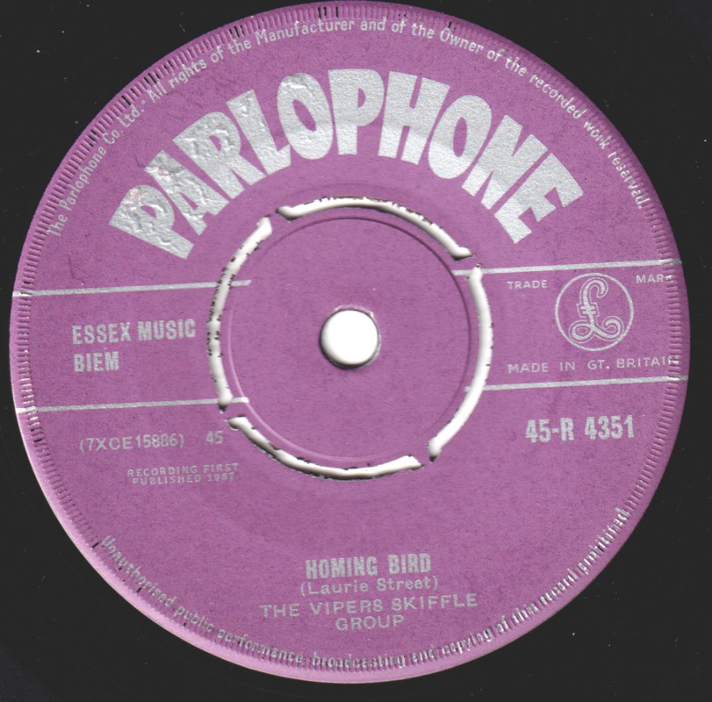 Vipers Skiffle Group - Homing Bird - 7 Inch