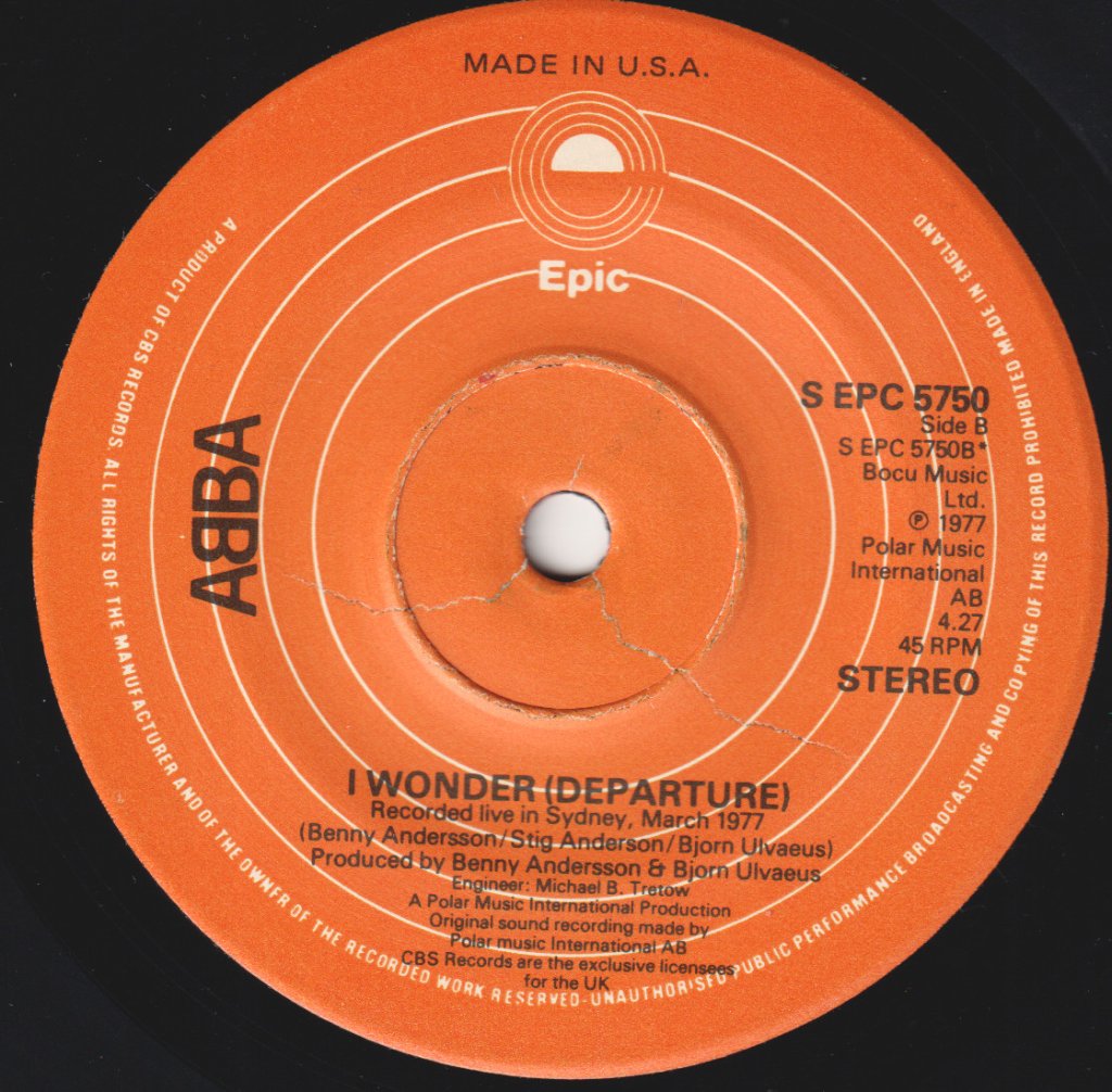 ABBA - Name Of The Game - 7 Inch