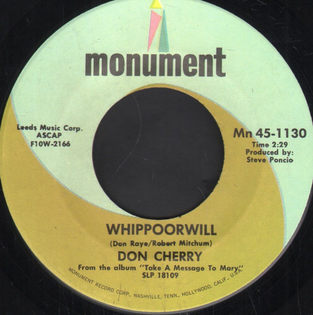 Don Cherry - Whippoorwill - 7 Inch