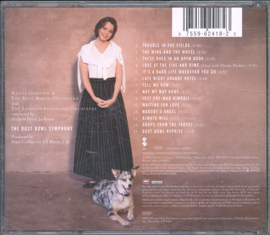 Nanci Griffith & The Blue Moon Orchestra With The London Symphony Orchestra - Dust Bowl Symphony - Cd