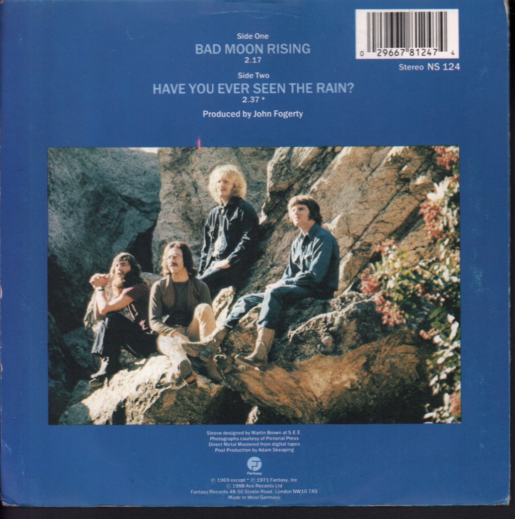 Creedence Clearwater Revival - Bad Moon Rising - 7 Inch