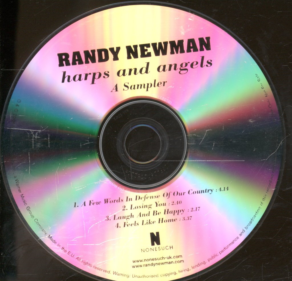 Randy Newman - Harps And Angels - Cdr