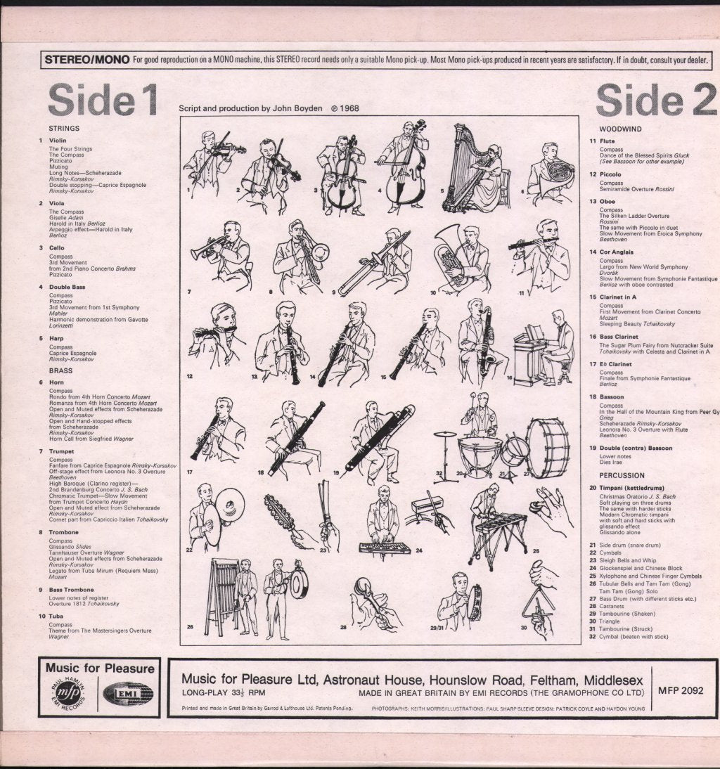 Sir Adrian Boult / London Philharmonic - Sir Adrian Boult Introduces The Instruments Of The Orchestra - Lp