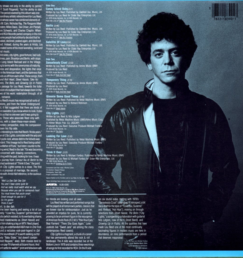 Lou Reed - City Lights - Lp