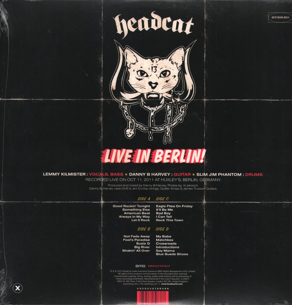 Headcat - Live In Berlin - Double Lp