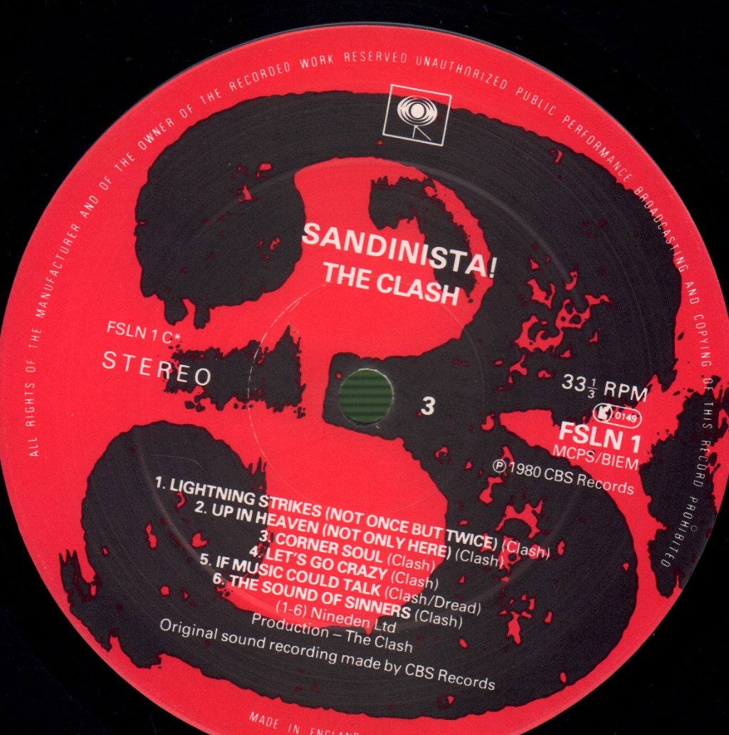 Clash - Sandinista - Triple Lp