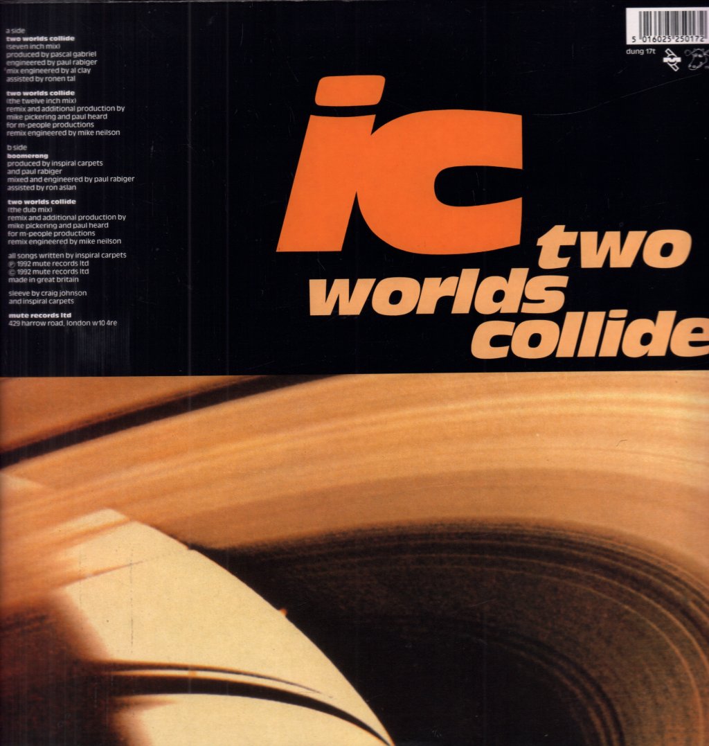Inspiral Carpets - Two Worlds Collide - 12 Inch