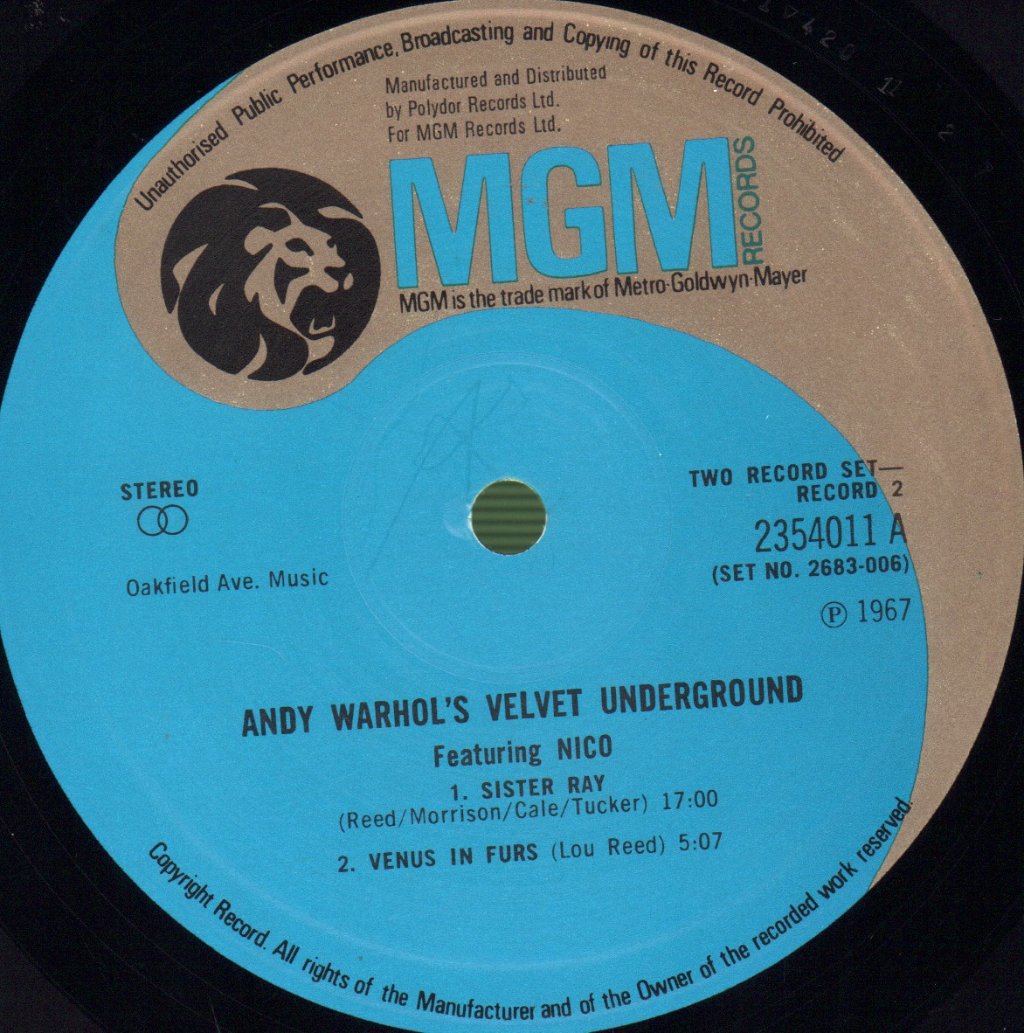 Velvet Underground - Andy Warhol's Velvet Underground Featuring Nico - Double Lp