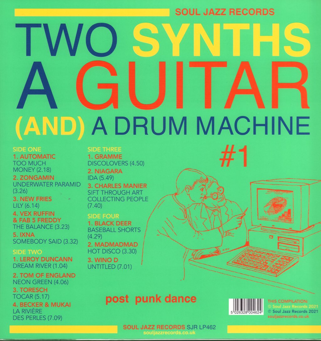 Various Artists - Two Synths A Guitar (And) A Drum Machine  - Post Punk Dance 1 - Double Lp