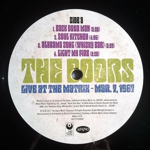 Doors - Live At The Matrix Mar. 7, 1967 - Lp