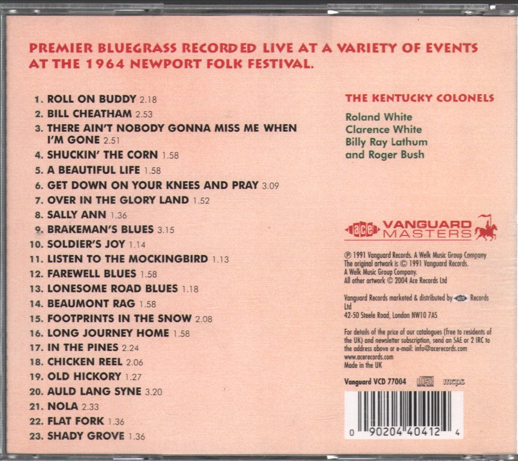 Kentucky Colonels - Long Journey Home - Cd