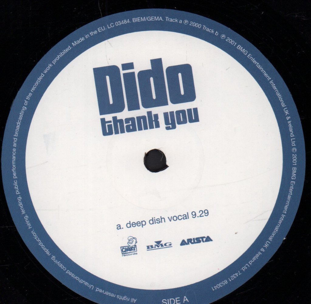 Dido - Thank You - 12 Inch