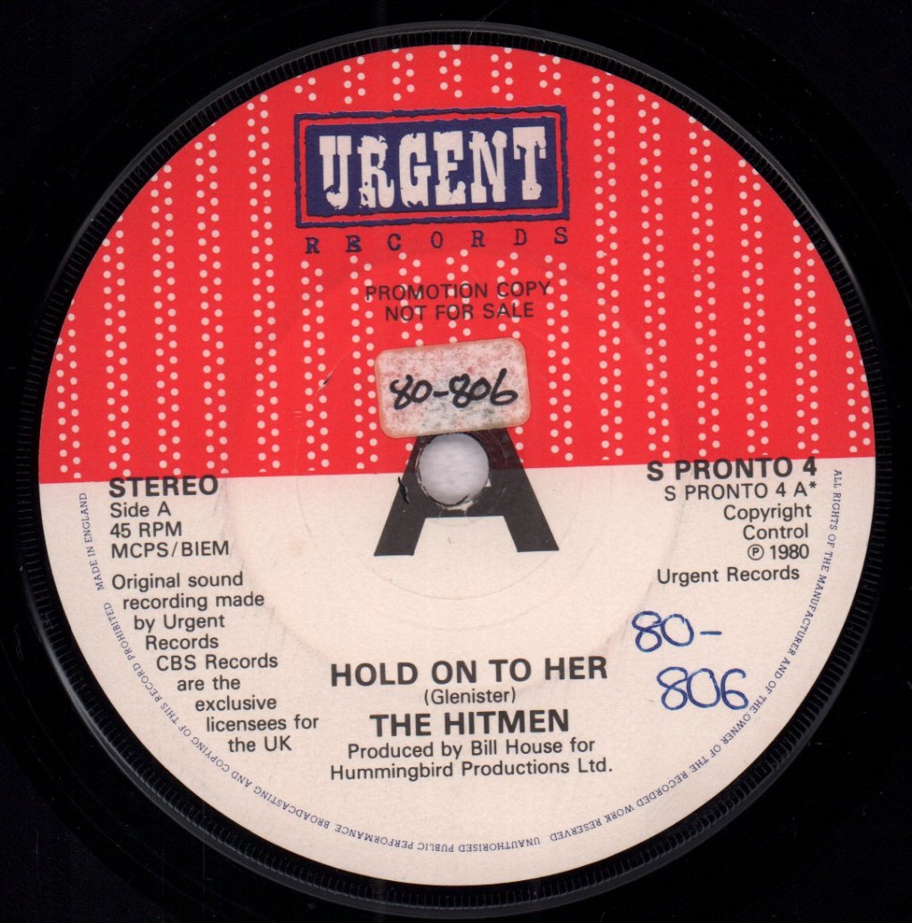 Hitmen - Hold On To Her - 7 Inch