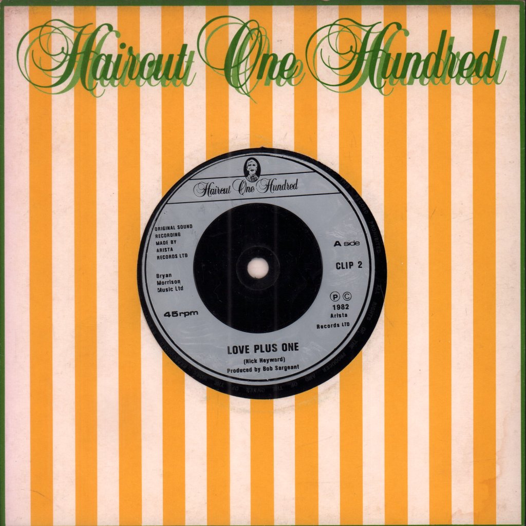 Haircut 100 - Love Plus One - 7 Inch