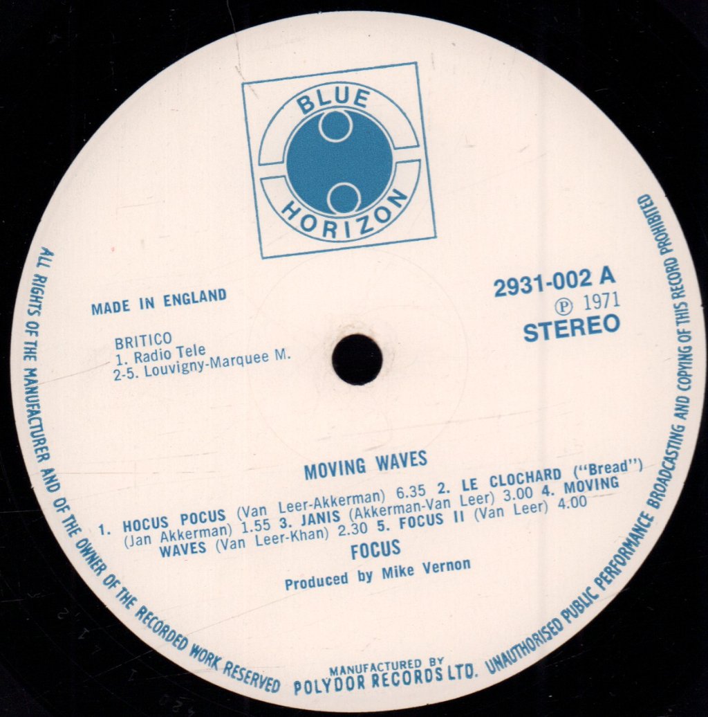Focus - Moving Waves - Lp