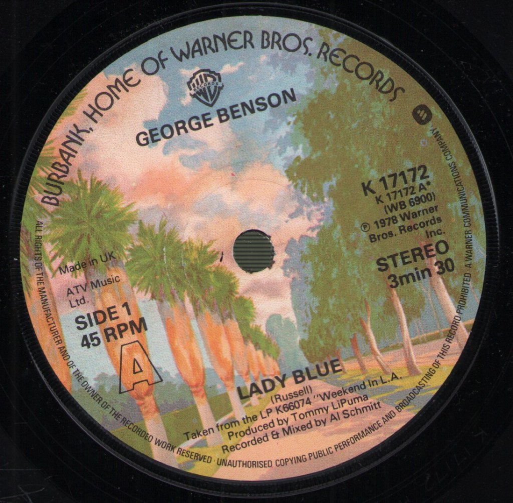 George Benson - Lady Blue - 7 Inch