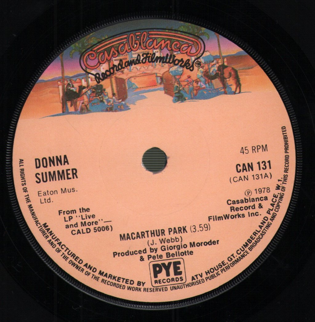 Donna Summer - Macarthur Park - 7 Inch