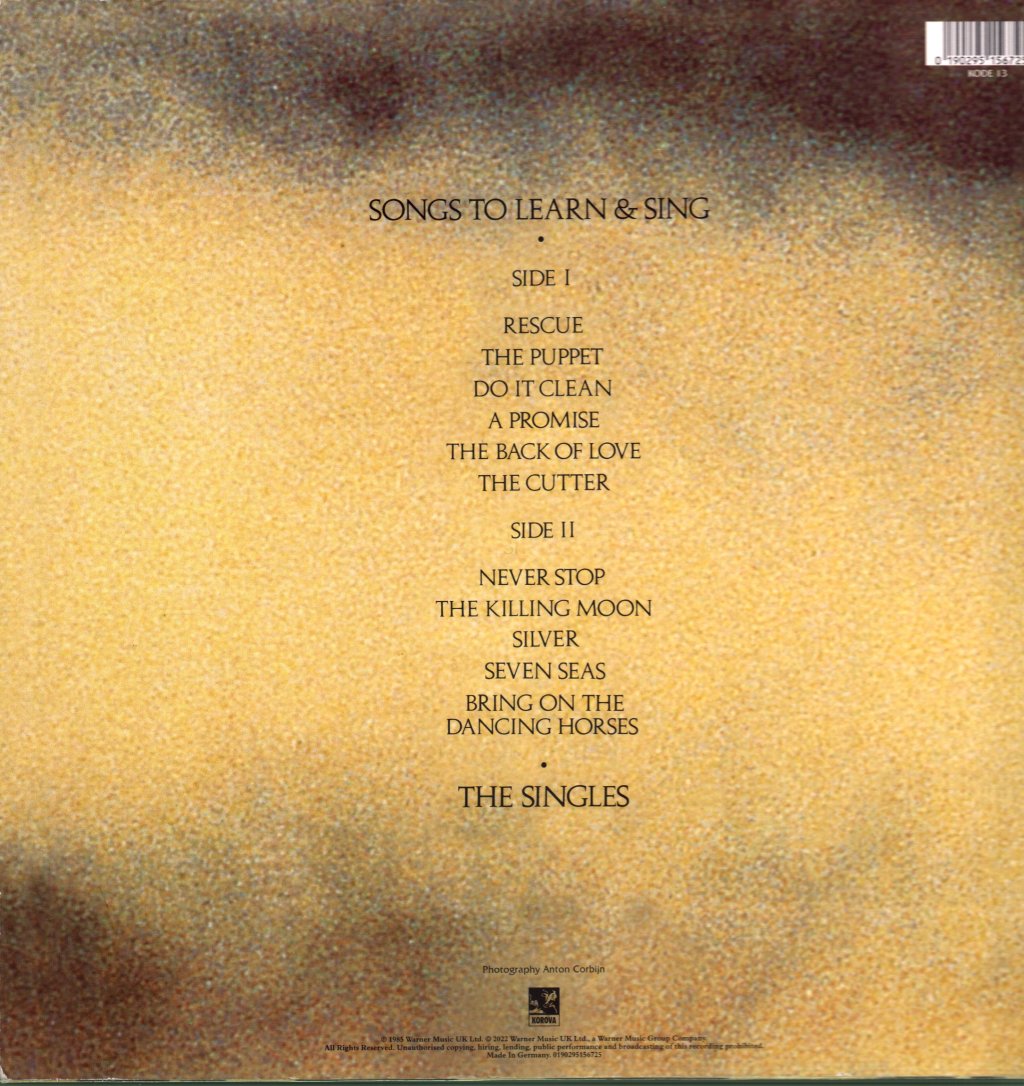 Echo And The Bunnymen - Songs To Learn & Sing (Best Of) - Lp