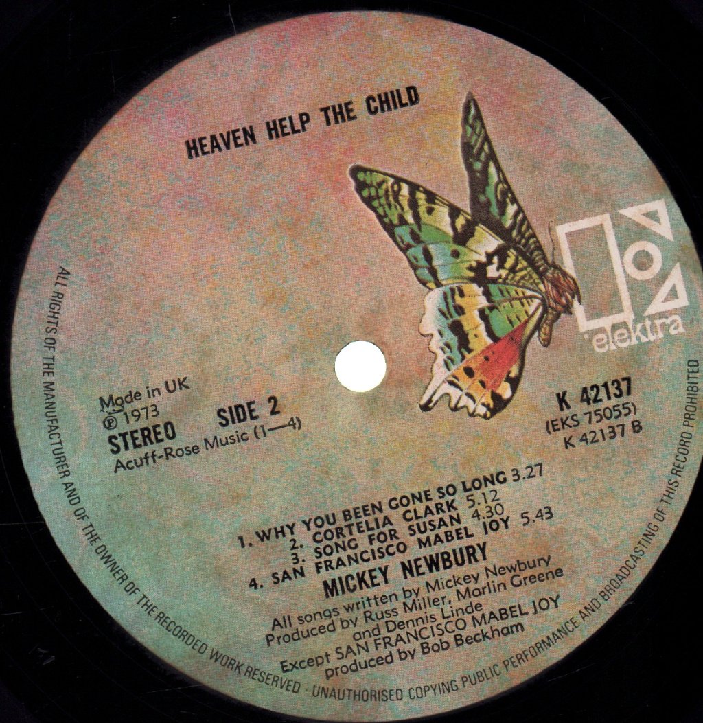 Mickey Newbury - Heaven Help The Child - Lp