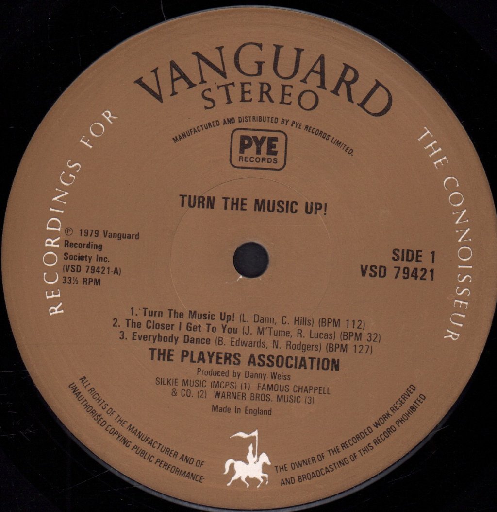 Players Association - Turn The Music Up - Lp