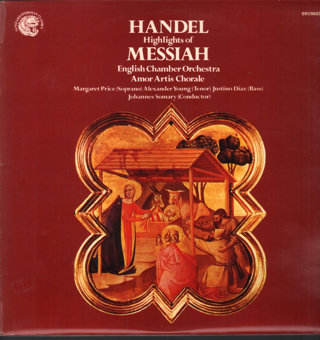 English Chamber Orchestra / Amor Artis Chorale - Handel - Highlights Of Messiah - Lp