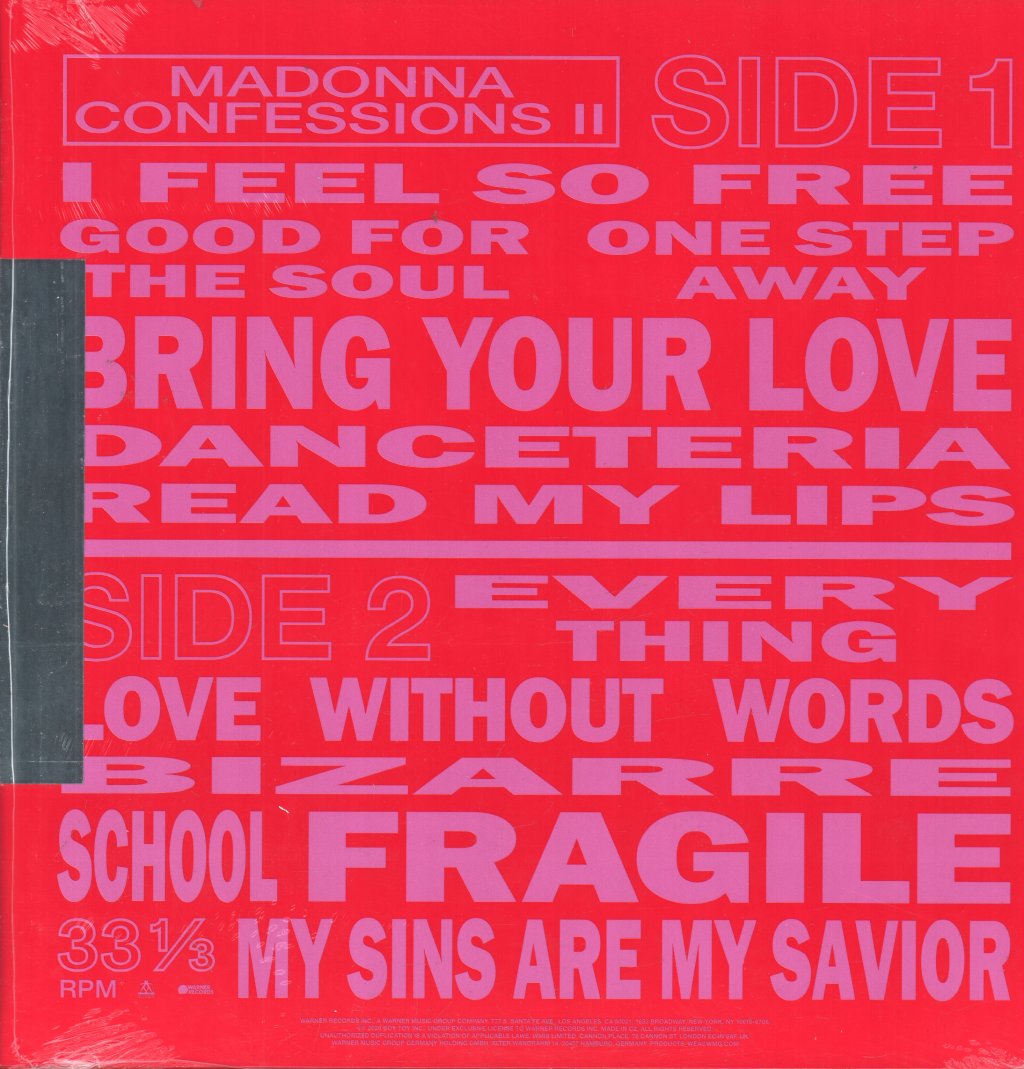 Madonna - CONFESSIONS II - Lp