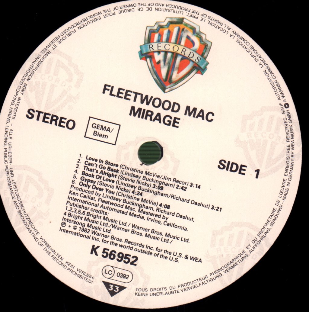 Fleetwood Mac - Mirage - Lp