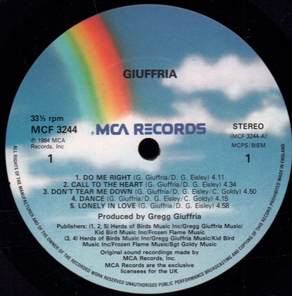 Giuffria - Giuffria - Lp