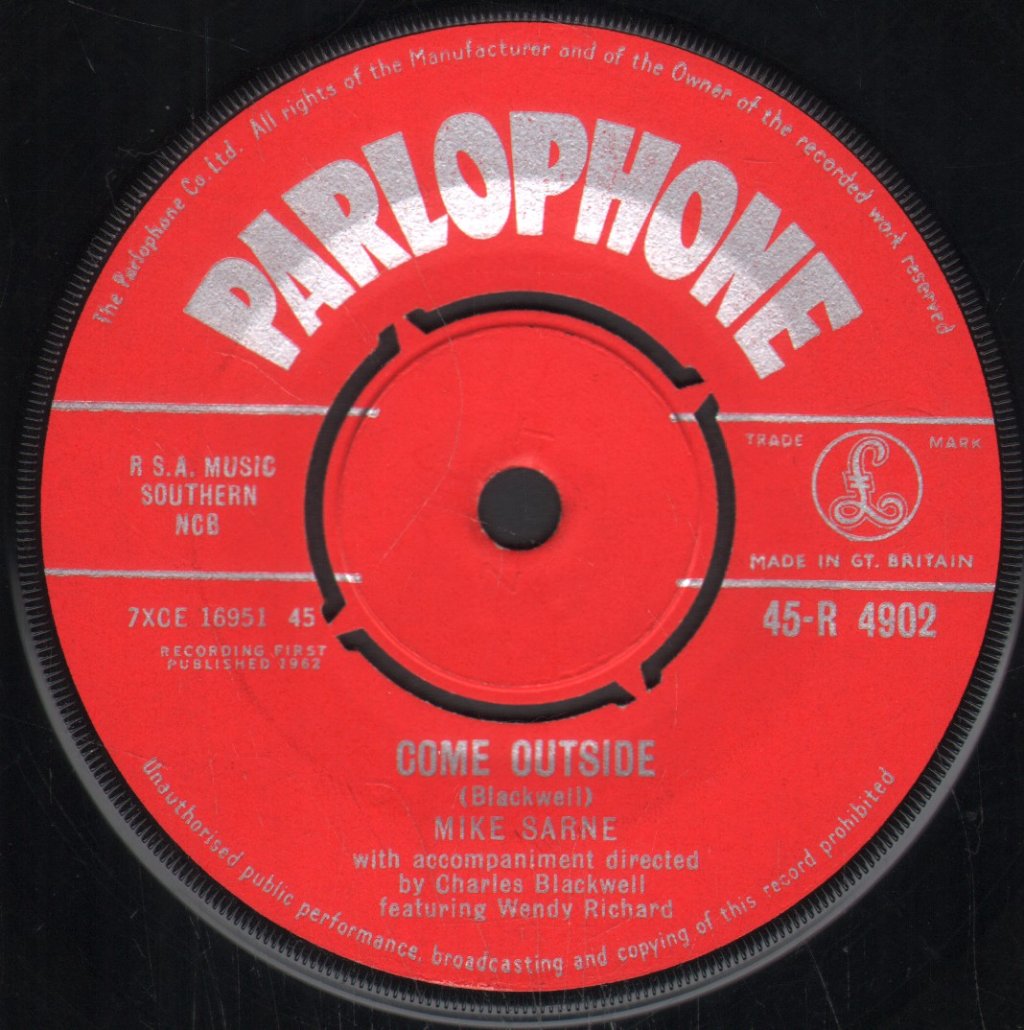 Mike Sarne - Come Outside - 7 Inch