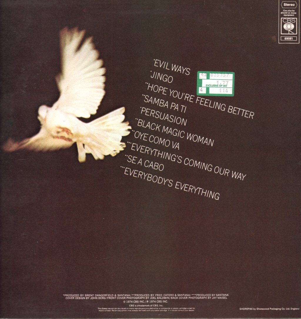 Santana - Greatest Hits - Lp